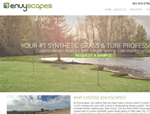 Tablet Screenshot of envyscapes.com